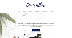 Desktop Screenshot of conniealbers.com